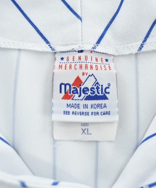 NBA/NFL/NHL/MLB(エヌビーエーエヌエフエルエヌエイチエルエムエルビー)の「【USED】90’s Majestic “MLB Chicago Cubs” ゲームシャツ(シャツ/ブラウス・メンズ・ホワイト・X-LARGE)」の5枚目の写真