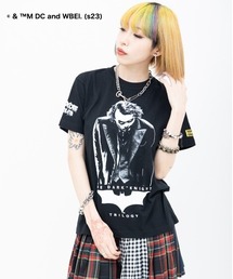 ハードコアチョコレート（ハードコアチョコレート）の「ダークナイト トリロジー/ジョーカー（サプライズ・ブラック）（Tシャツ/カットソー）」