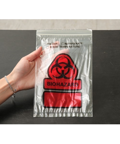 MILITARY(ミリタリー)の「デッドストック 米軍 BIOHAZARD バイオハザードバッグ 10枚セット(その他・メンズ・クリアレッド・ONESIZE)」の5枚目の写真