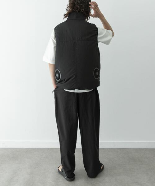 URBAN RESEARCH Sonny Label(アーバンリサーチサニーレーベル)の「COOLING FAN STAND VEST(ベスト・メンズ・ブラック/チャコールグレー・SMALL/MEDIUM/LARGE)」の6枚目の写真