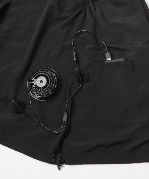 URBAN RESEARCH Sonny Label(アーバンリサーチサニーレーベル)の「COOLING FAN STAND VEST(ベスト・メンズ・ブラック/チャコールグレー・SMALL/MEDIUM/LARGE)」の11枚目の写真