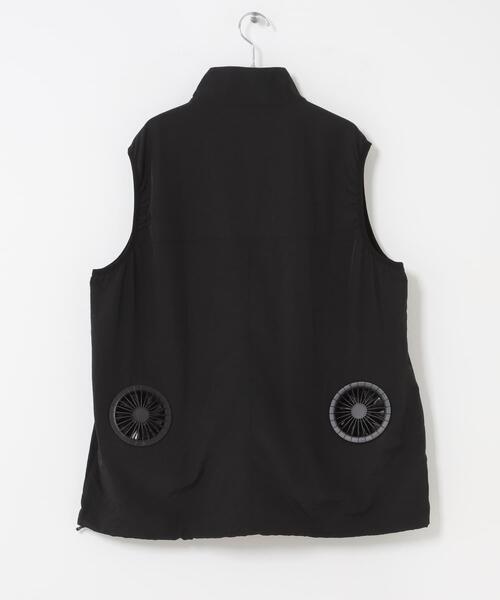 URBAN RESEARCH Sonny Label(アーバンリサーチサニーレーベル)の「COOLING FAN STAND VEST(ベスト・メンズ・ブラック/チャコールグレー・SMALL/MEDIUM/LARGE)」の12枚目の写真