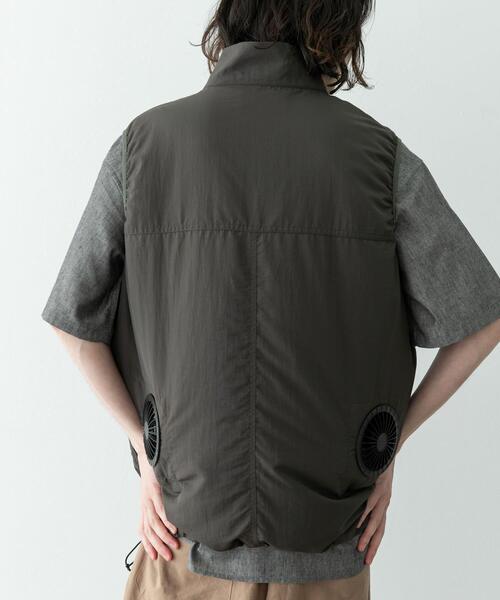 URBAN RESEARCH Sonny Label(アーバンリサーチサニーレーベル)の「COOLING FAN STAND VEST(ベスト・メンズ・ブラック/チャコールグレー・SMALL/MEDIUM/LARGE)」の20枚目の写真