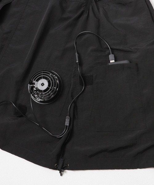 URBAN RESEARCH Sonny Label(アーバンリサーチサニーレーベル)の「COOLING FAN STAND VEST(ベスト・メンズ・ブラック/チャコールグレー・SMALL/MEDIUM/LARGE)」の8枚目の写真