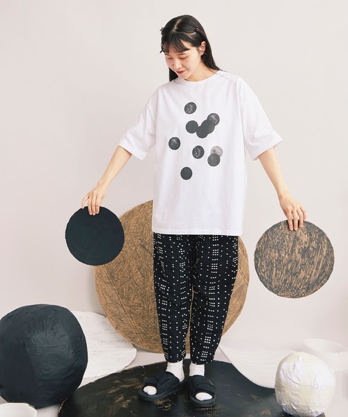 yuni(ユニ )の「△R/Ny/L memory dot 刺繍 cropped pants(その他パンツ・レディース・その他・FREE)」の3枚目の写真