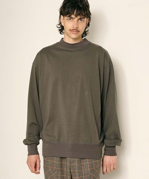 Kelen(ケレン)の「「KELEN MENS / ケレン メンズ」SEKER LONG(Tシャツ/カットソー・メンズ・杢グレー/ブラウン/チャコールグレー/ブラック・38/40/42)」の2枚目の写真