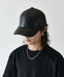 CPH（シーピーエイチ）の「CPH Exclusive / シンセティックレザー キャップ（キャップ）」