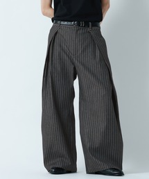 RAGEBLUE | SMART INTUCK WIDE CHINO SLACKS/スマートインタックワイドチノスラックス(スラックス)