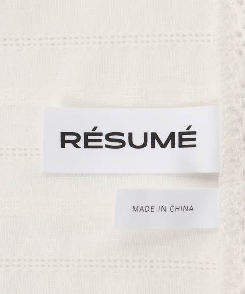 SLOBE IENA(スローブイエナ)の「RESUME/レジュメ スカーフ MAISIER S SCARF(ストール/ショール・レディース・ホワイト・FREE)」の3枚目の写真