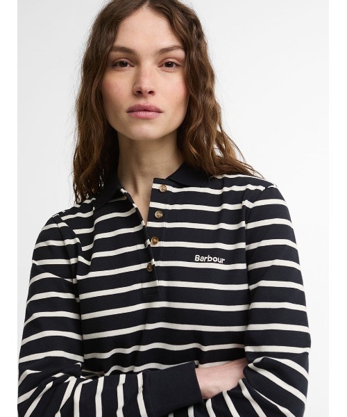 Barbour(バブアー)の「Ashwell ボーダーラグビーポロシャツ(レディース)(ポロシャツ・レディース・ブルー/ネイビー・8/10)」の16枚目の写真
