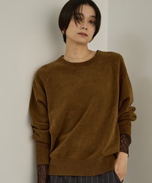 SALON adam et rope'（サロン アダム エ ロペ）の「【CreamyCotton (クリーミーコットン)】クロップドプルオーバー   セットアップ対応（ニット/セーター）」