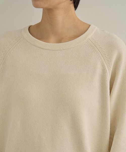 SALON adam et rope'(サロン アダム エ ロペ)の「【CreamyCotton (クリーミーコットン)】クロップドプルオーバー / セットアップ対応(ニット/セーター・レディース・ブラック/オフホワイト/キャメル・FREE)」の13枚目の写真