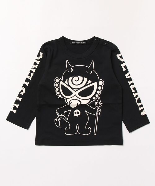 HYSTERIC MINI｜ヒステリックミニのTシャツ/カットソー（ブラック/黒色