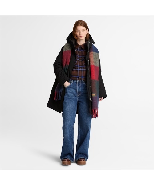 Timberland(ティンバーランド)の「5ポケット ワイドレッグ デニム パンツ レディース(デニムパンツ・レディース・ブルー・25inch/31inch/29inch/27inch)」の2枚目の写真