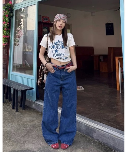 inst.ALL(インストール)の「ロゴプリントコンパクトTシャツ(Tシャツ/カットソー・レディース・ホワイト/ブラック・M)」の16枚目の写真