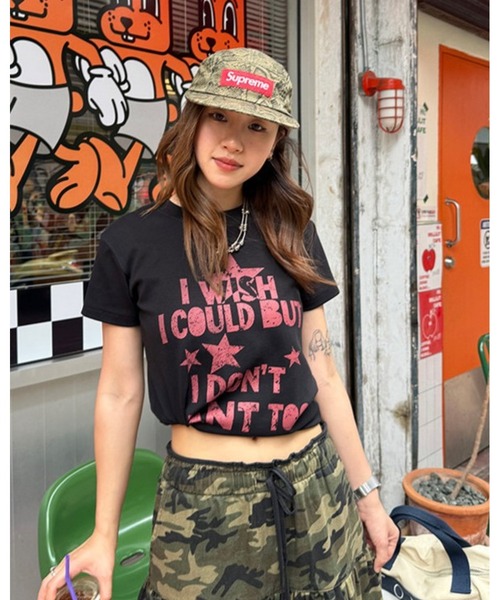 inst.ALL(インストール)の「ロゴプリントコンパクトTシャツ(Tシャツ/カットソー・レディース・ホワイト/ブラック・M)」の17枚目の写真