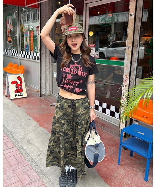 inst.ALL(インストール)の「ロゴプリントコンパクトTシャツ(Tシャツ/カットソー・レディース・ホワイト/ブラック・M)」の21枚目の写真