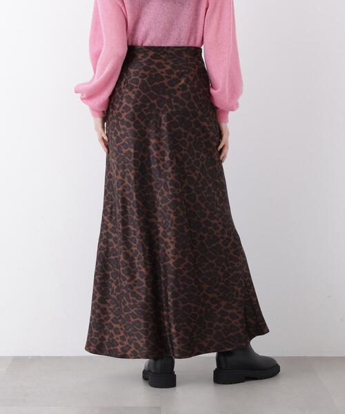 N.(N. Natural Beauty Basic)(エヌエヌナチュラルビューティーベーシック)の「レオパードマーメイドスカート(スカート・レディース・ブラウン系その他・P/S/MEDIUM)」の4枚目の写真