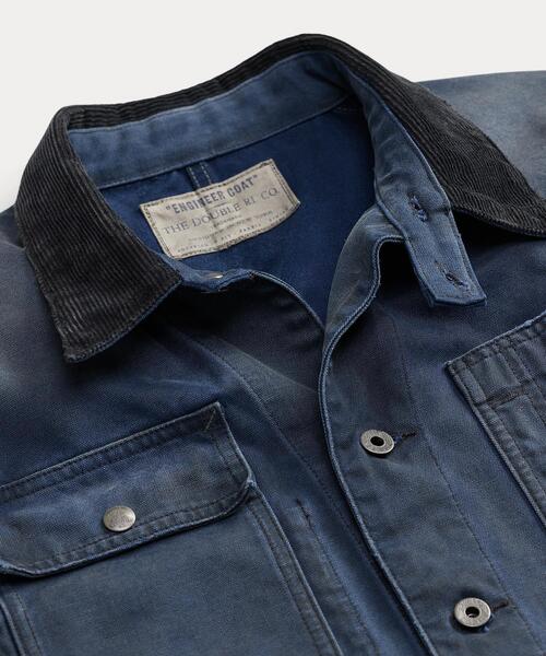RRL(ダブル アール エル)の「キャンバス コーデュロイカラー エンジニア ジャケット(その他アウター・メンズ・ネイビー系1・S/M/L/XL/XS/XXL)」の9枚目の写真