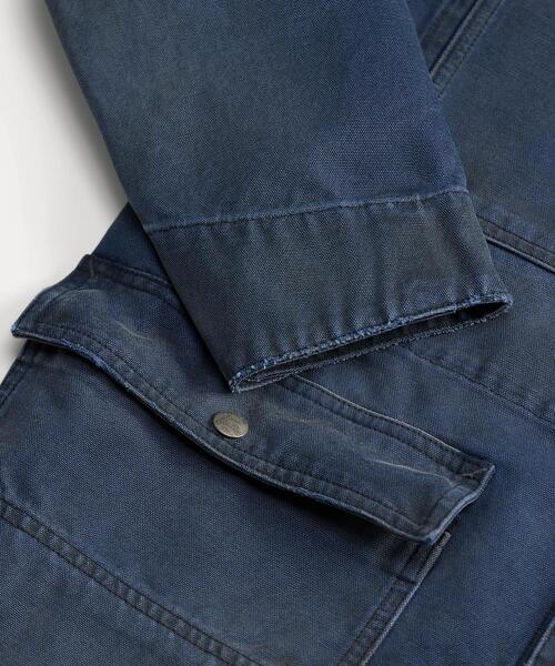 RRL(ダブル アール エル)の「キャンバス コーデュロイカラー エンジニア ジャケット(その他アウター・メンズ・ネイビー系1・S/M/L/XL/XS/XXL)」の8枚目の写真