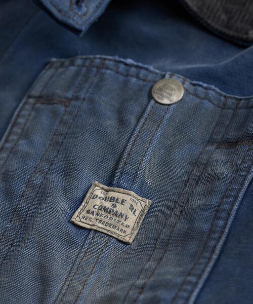 RRL(ダブル アール エル)の「キャンバス コーデュロイカラー エンジニア ジャケット(その他アウター・メンズ・ネイビー系1・S/M/L/XL/XS/XXL)」の7枚目の写真
