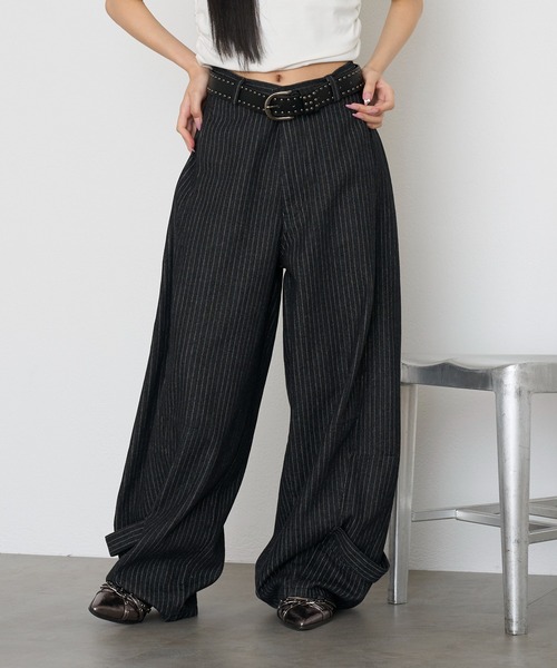 RAY CASSIN(レイカズン)の「【EC限定リバイバル】バレルデザインデニムパンツ(デニムパンツ・レディース・ネイビー/ブラック/ブルー系その他2・M/S)」の20枚目の写真