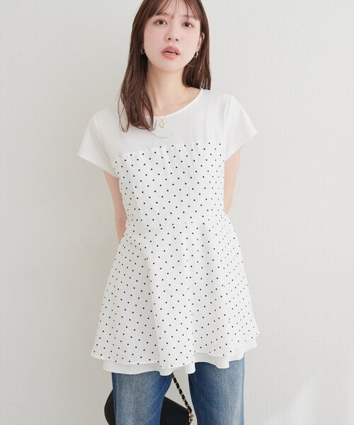 natural couture(ナチュラルクチュール)の「裾レイヤードドッキングT(Tシャツ/カットソー・レディース・その他1/その他4/その他3/その他2・FREE)」の18枚目の写真