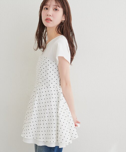 natural couture(ナチュラルクチュール)の「裾レイヤードドッキングT(Tシャツ/カットソー・レディース・その他1/その他4/その他3/その他2・FREE)」の17枚目の写真