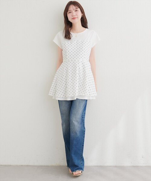 natural couture(ナチュラルクチュール)の「裾レイヤードドッキングT(Tシャツ/カットソー・レディース・その他1/その他4/その他3/その他2・FREE)」の16枚目の写真