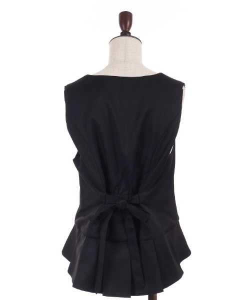 axes femme POETIQUE（アクシーズファムポエティック）の「イレヘムプリーツベスト（ベスト・レディース・サックスブルー/ブラック・MEDIUM）」の11枚目の写真