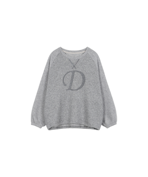 DEINET（ダイニット）の「SMOOTH D LOGO SWEATSHIRTS IN GREY（スウェット・レディース・その他・FREE）」の2枚目の写真