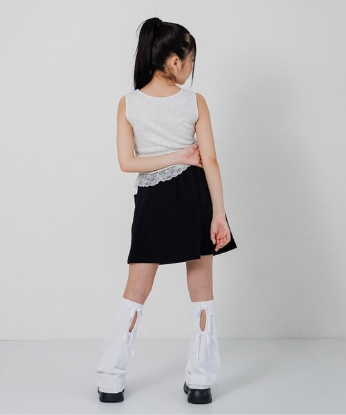 algy(アルジー)の「パッド付きレイヤードタンクトップ(タンクトップ・キッズ・ブラック/カモフラージュ/オフホワイト・130/150/140/160)」の14枚目の写真