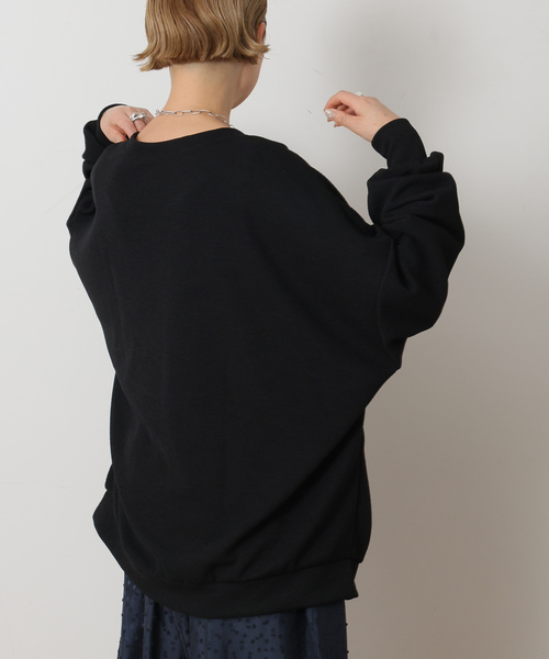 JOURNAL STANDARD LUXE（ジャーナルスタンダード　ラックス）の「ダブルフェイス Vネックプルオーバー（Tシャツ/カットソー・レディース・ブラウン/ブラック・FREE）」の18枚目の写真