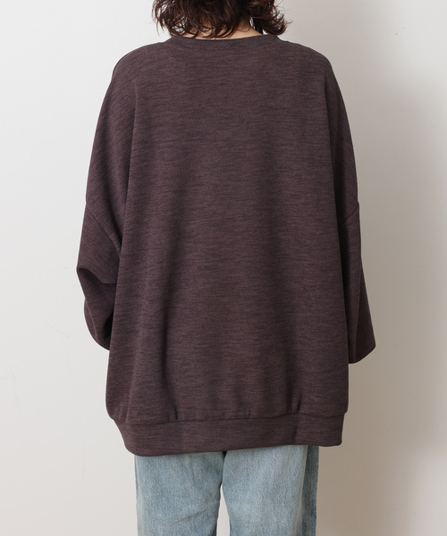 JOURNAL STANDARD LUXE（ジャーナルスタンダード　ラックス）の「ダブルフェイス Vネックプルオーバー（Tシャツ/カットソー・レディース・ブラウン/ブラック・FREE）」の5枚目の写真