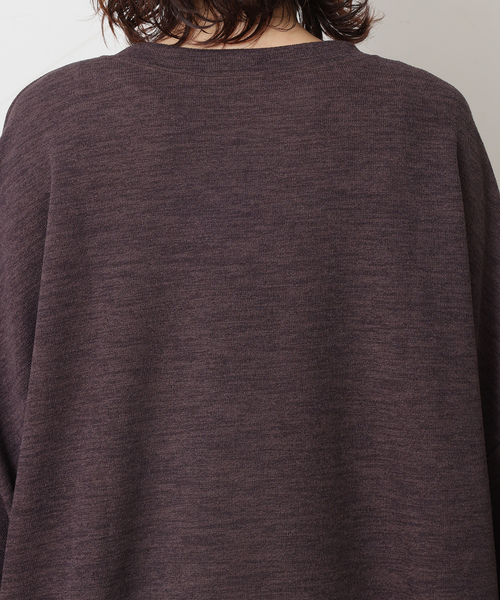 JOURNAL STANDARD LUXE（ジャーナルスタンダード　ラックス）の「ダブルフェイス Vネックプルオーバー（Tシャツ/カットソー・レディース・ブラウン/ブラック・FREE）」の7枚目の写真