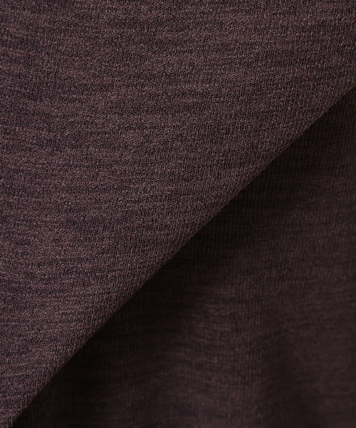 JOURNAL STANDARD LUXE（ジャーナルスタンダード　ラックス）の「ダブルフェイス Vネックプルオーバー（Tシャツ/カットソー・レディース・ブラウン/ブラック・FREE）」の15枚目の写真