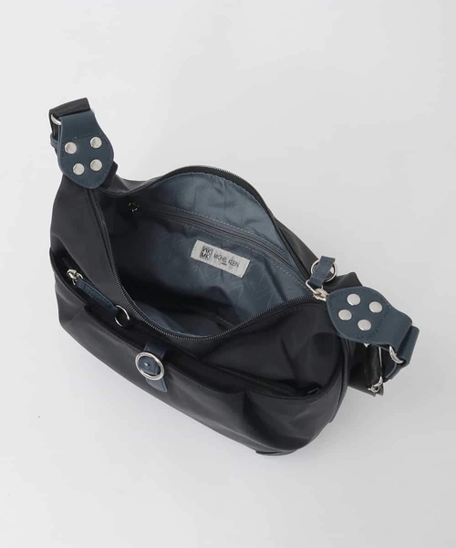 MK MICHEL KLEIN（エムケーミッシェルクラン）の「[撥水/軽量]レザーポイントナイロンショルダーバッグ（ショルダーバッグ・レディース・グレー/グリーン/ボルドー/キナリ・00）」の11枚目の写真