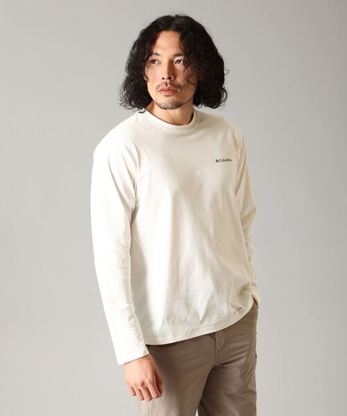 Columbia(コロンビア)の「Columbia/ ライトキャニオンロングスリーブクルー /コロンビア(Tシャツ/カットソー・メンズ・ブラック/ホワイト/ブルー/グリーン・M/L/XL/S)」の2枚目の写真