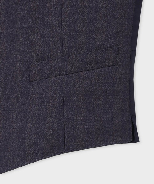Paul Smith(ポールスミス)の「オンブレストライプ 6Bベスト / 263002 790NS(スーツベスト・メンズ・ネイビー・X-LARGE/LARGE/MEDIUM)」の2枚目の写真