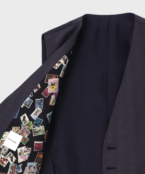 Paul Smith(ポールスミス)の「オンブレストライプ 6Bベスト / 263002 790NS(スーツベスト・メンズ・ネイビー・X-LARGE/LARGE/MEDIUM)」の3枚目の写真