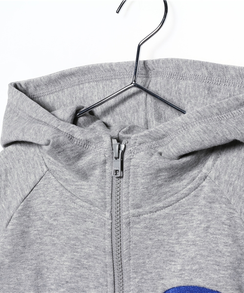 E hyphen world gallery（イーハイフンワールドギャラリー）の「【Junior】F Champion ミニ裏毛ジップパーカー（パーカー・キッズ・ネイビー/杢グレー/オフホワイト・150/140/160）」の5枚目の写真