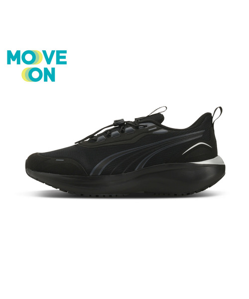 PUMA(プーマ)の「PUMA プーマ ユニセックス ソフトライド ムーブオン フダン AS ワイド ラン(スニーカー・メンズ・ブラック/オフホワイト/グレー系その他3/ブラック系その他・22.5cm/27.5cm/27.0cm/26.5cm/28.0cm/30.0cm/29.0cm/28.5cm/24.0cm/23.5cm/23.0cm/24.5cm/26.0cm/25.5cm/25.0cm/22.0cm)」の3枚目の写真
