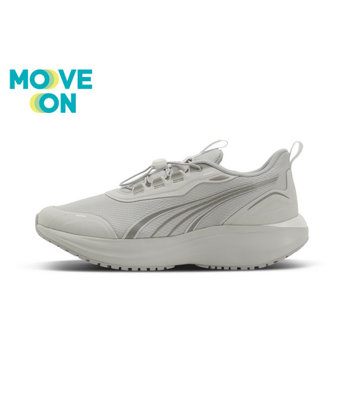 PUMA(プーマ)の「PUMA プーマ ユニセックス ソフトライド ムーブオン フダン AS ワイド ラン(スニーカー・メンズ・ブラック/オフホワイト/グレー系その他3/ブラック系その他・22.5cm/27.5cm/27.0cm/26.5cm/28.0cm/30.0cm/29.0cm/28.5cm/24.0cm/23.5cm/23.0cm/24.5cm/26.0cm/25.5cm/25.0cm/22.0cm)」の4枚目の写真
