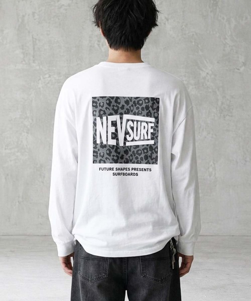NEV(ネブ)の「NEV プリントBIGロンT(N43-100)(Tシャツ/カットソー・メンズ・ブラック系1/ブラック系4/ホワイト系4/オフホワイト/ベージュ/ブラック/ネイビー/ホワイト系1/チャコールグレー/ブラック系5・M/XL/L)」の11枚目の写真