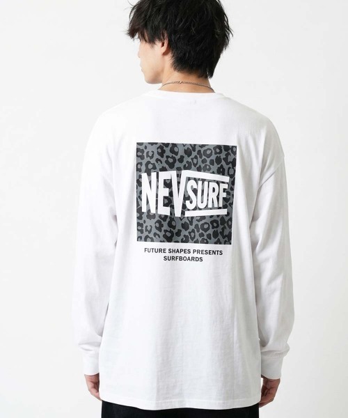 NEV(ネブ)の「NEV プリントBIGロンT(N43-100)(Tシャツ/カットソー・メンズ・ブラック系1/ブラック系4/ホワイト系4/オフホワイト/ベージュ/ブラック/ネイビー/ホワイト系1/チャコールグレー/ブラック系5・M/XL/L)」の14枚目の写真