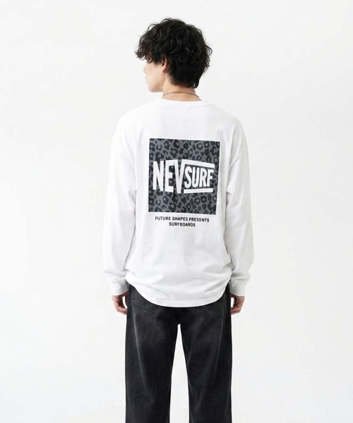 NEV(ネブ)の「NEV プリントBIGロンT(N43-100)(Tシャツ/カットソー・メンズ・ブラック系1/ブラック系4/ホワイト系4/オフホワイト/ベージュ/ブラック/ネイビー/ホワイト系1/チャコールグレー/ブラック系5・M/XL/L)」の16枚目の写真
