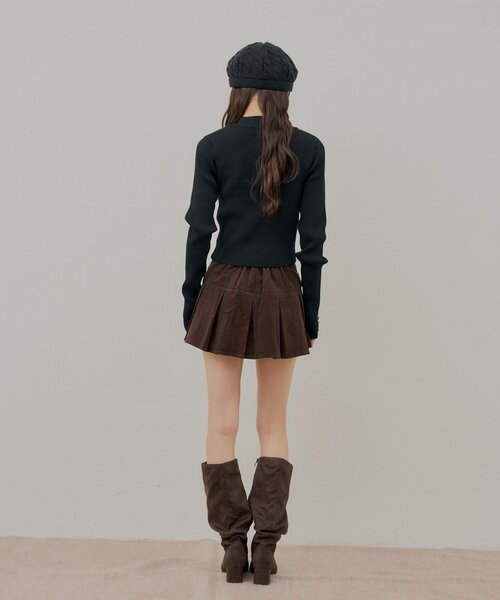 Chico(チコ)の「ワイドスラウチーミドルブーツ(ブーツ・レディース・ベージュ/ブラック/ブラウン・MEDIUM/LARGE/SMALL)」の16枚目の写真
