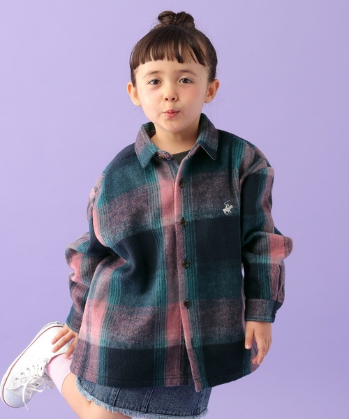 KIDS】【BEVERLY HILLS POLO CLUB】シャギーチェック 683921（シャツ 