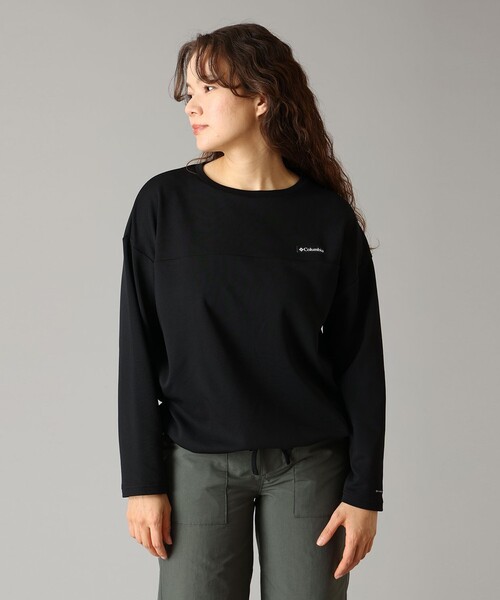 Columbia(コロンビア)の「Columbia/ ウィメンズシャイニングフォレストロングスリーブクルー /コロンビア(Tシャツ/カットソー・レディース・ブラック/グレー/ブラウン・M/L/S/XL)」の1枚目の写真