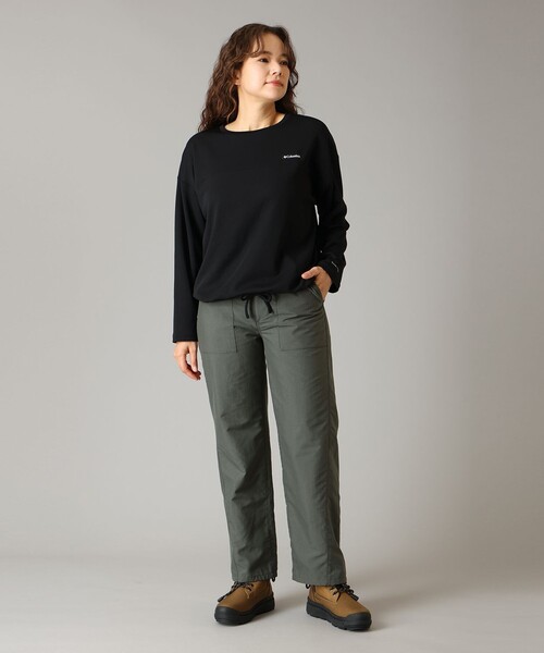 Columbia(コロンビア)の「Columbia/ ウィメンズシャイニングフォレストロングスリーブクルー /コロンビア(Tシャツ/カットソー・レディース・ブラック/グレー/ブラウン・M/L/S/XL)」の4枚目の写真